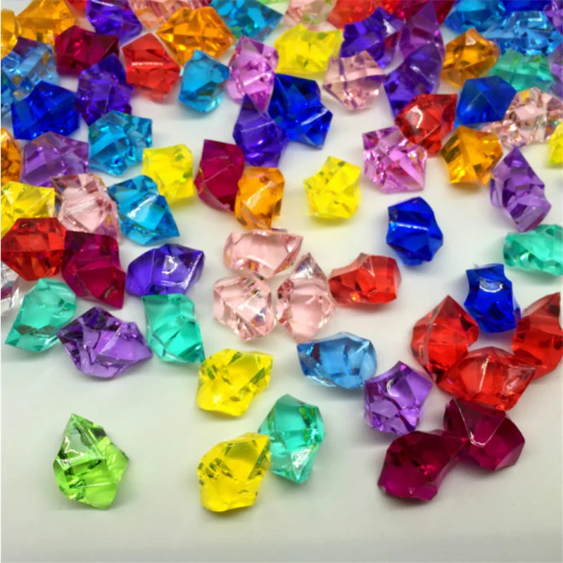 Acrylic Game Tokens - 100 Pack - 14 x 11mm