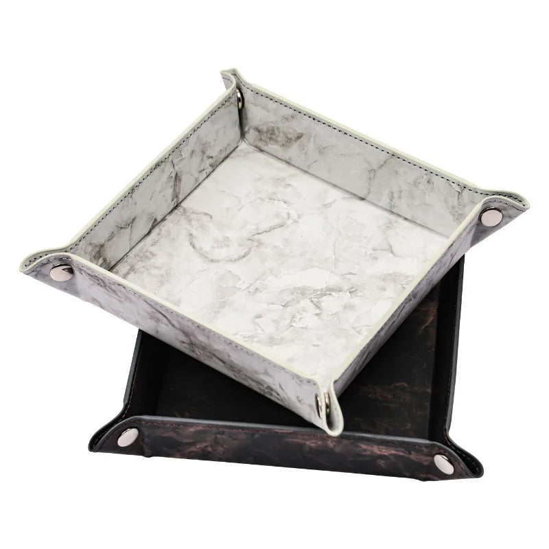 Minimalist Leather Dice Tray – 4 Colours to Choose From