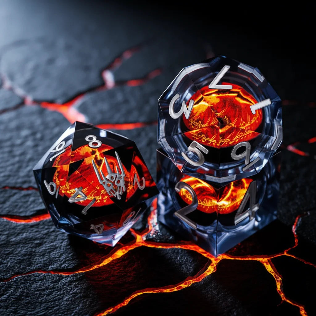 Mineral-Style RPG Dice Set - Design 14