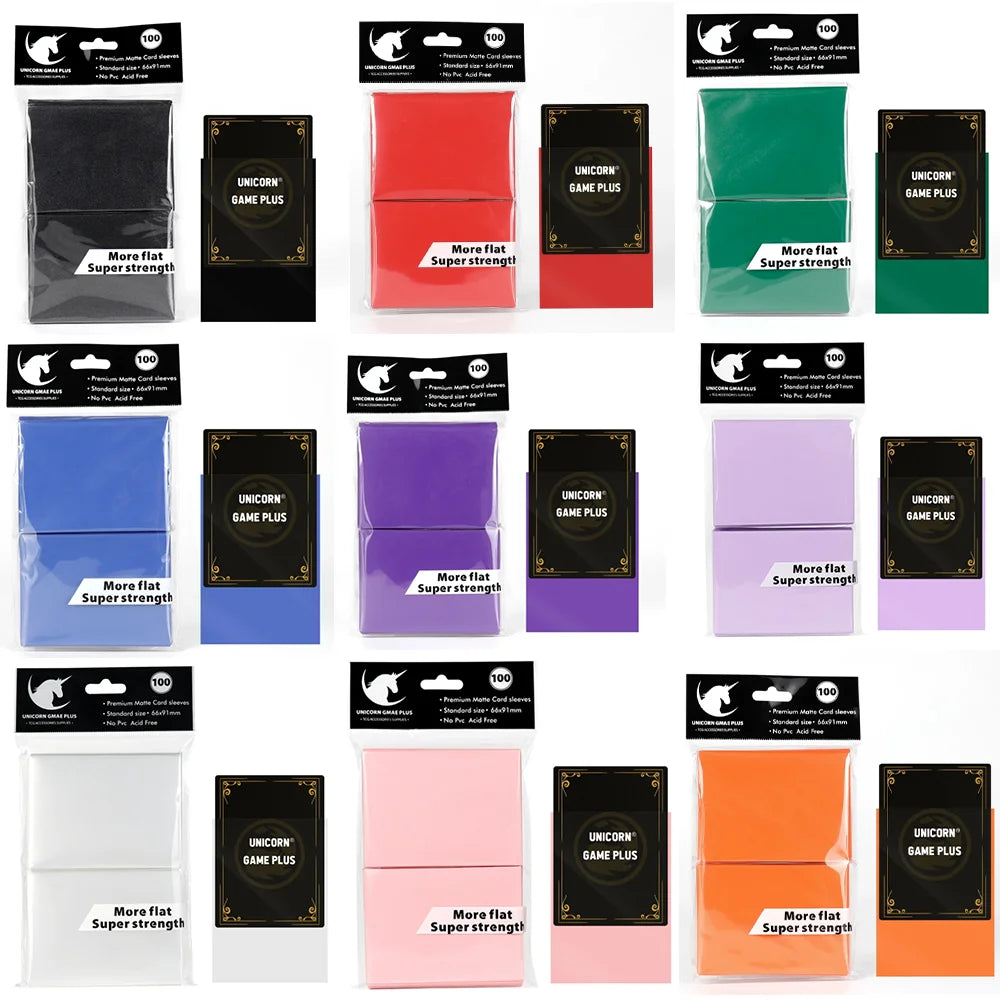 Matte Card Sleeves - 100 Pack - 66x91mm - Design 9