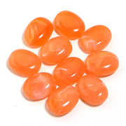 20pcs Flat Oval Acrylic Beads Double Color Imitation Jade Stone Loose Beads For Jewelry Making Bracelet Necklace DIY Accessories