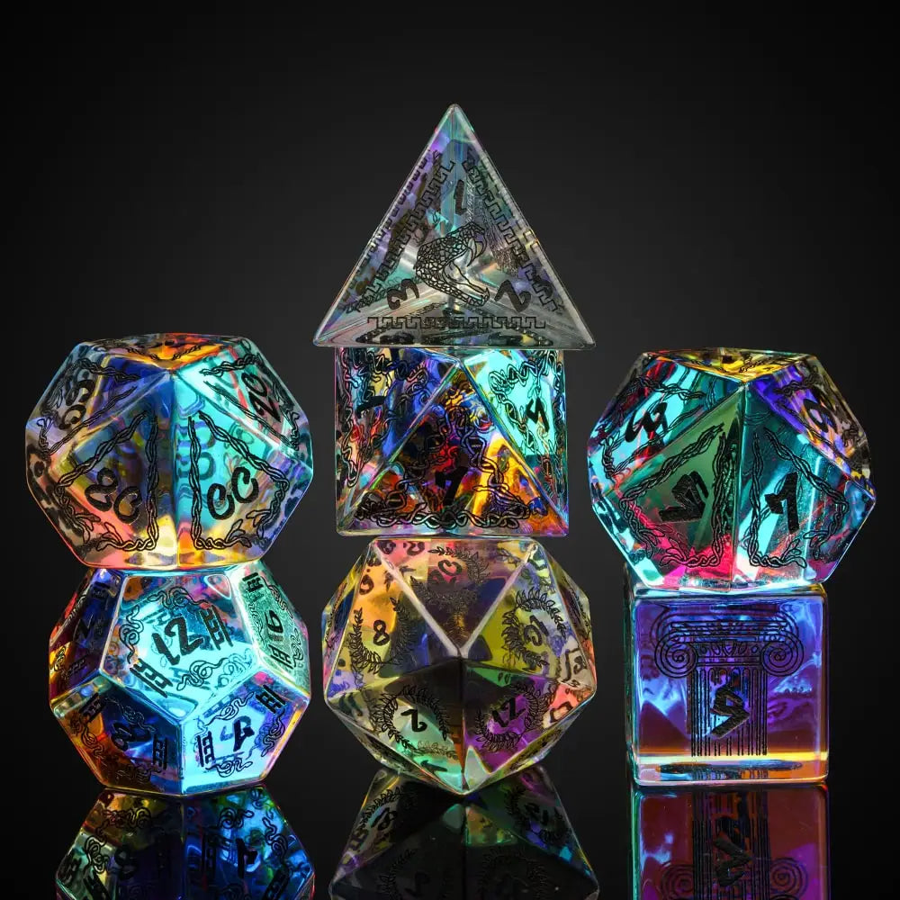 Stone RPG Dice Set - Design 4