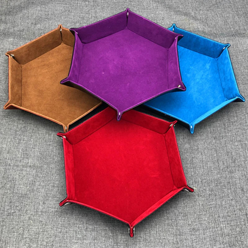 PU Hex Dice & Token Tray - Design 5