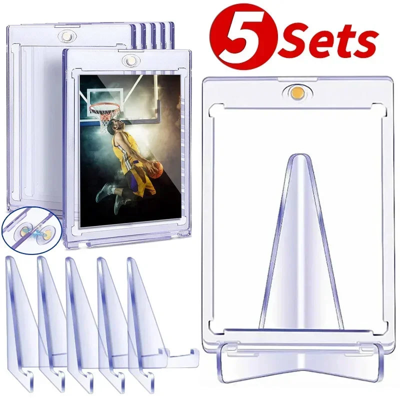 Magnetic Acrylic Card Stands - 10 Pack