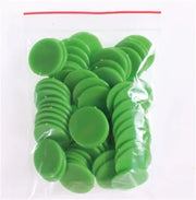 100Pcs/Lot Plastic Poker Chips Casino Bingo Markers Token Fun Family Club Board Games Toy Creative Gift 9 Colours 25mm