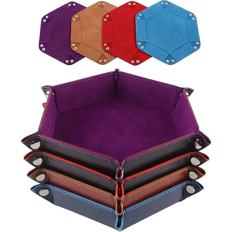 Hex Dice & Token Tray - Design 2
