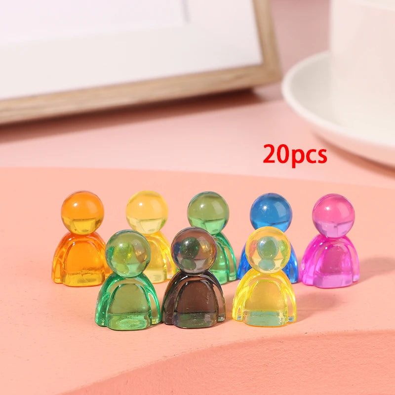 Acrylic Game Markers - 20 Pack - 24 x 16 x 12mm
