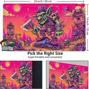 Ferocious Giant Goblin MTG Playmat Magic Card Battle Mat Non-Slip Durable 35X60CM Commander playmat Board Game Mat for TCG