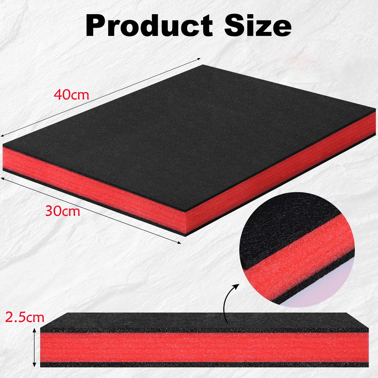 Toolbox Foam Pads High-Density Adjustable Foam Boards for Tool Organization And Cabinet Drawer Storage Solutions Foam Liners