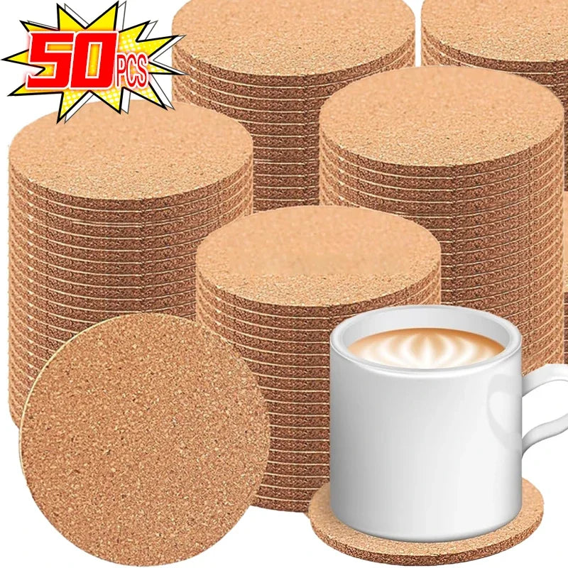 Round Cork Component Pads - Design 9