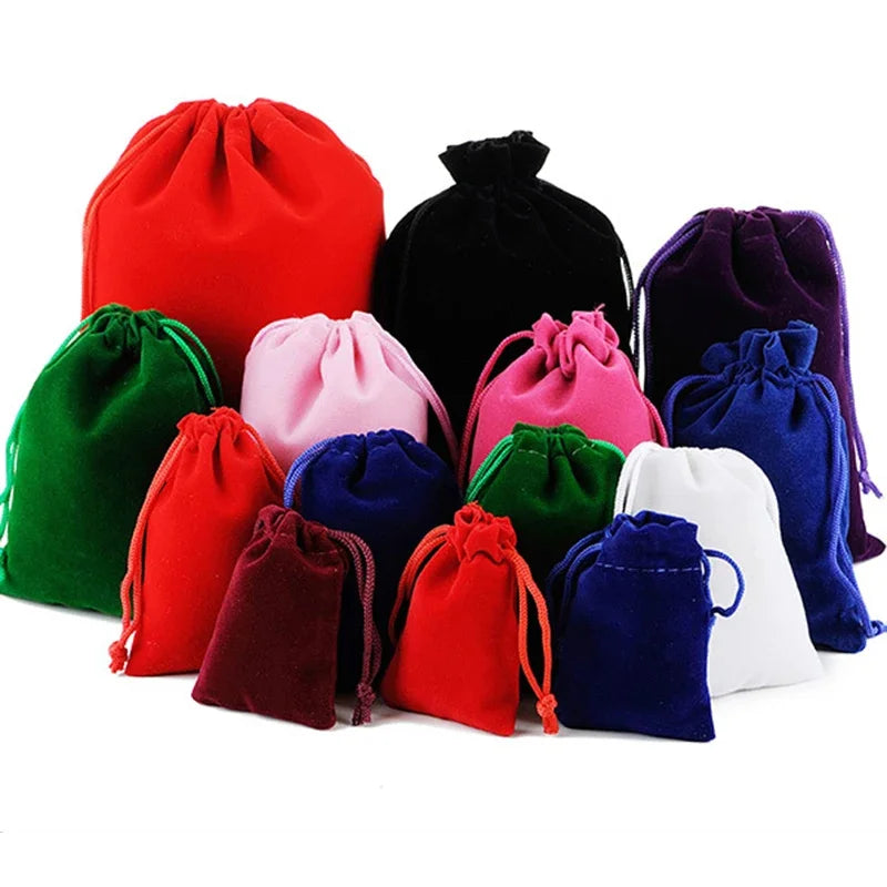 Velvet Gift & Jewelry Pouches – 11 Colours to Choose From