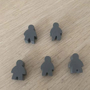 5 pcs/set Humanoid Wooden Chess  Board Game Accessories