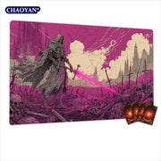 Death Knight and Ruins Magic Card Battle Mat MTG Playmat Anti-slip Base 35X60CM Gathering Gaming Mats Board Game Mat for TCG