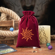 1pc Velvet 14x22cm Large Size Moon Phase Tarots Cards Storage Bag Jewelry Pouch Travel Cosmetic Gift Bag Hand bag Coin Dice bag