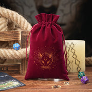 1pc Velvet 14x22cm Large Size Moon Phase Tarots Cards Storage Bag Jewelry Pouch Travel Cosmetic Gift Bag Hand bag Coin Dice bag