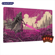 Death Knight and Ruins Magic Card Battle Mat MTG Playmat Anti-slip Base 35X60CM Gathering Gaming Mats Board Game Mat for TCG