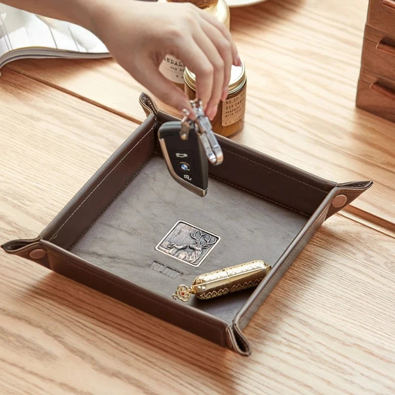 Fold-Flat PU Dice Tray - Design 2
