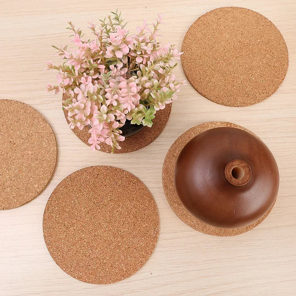 Round Cork Component Pads