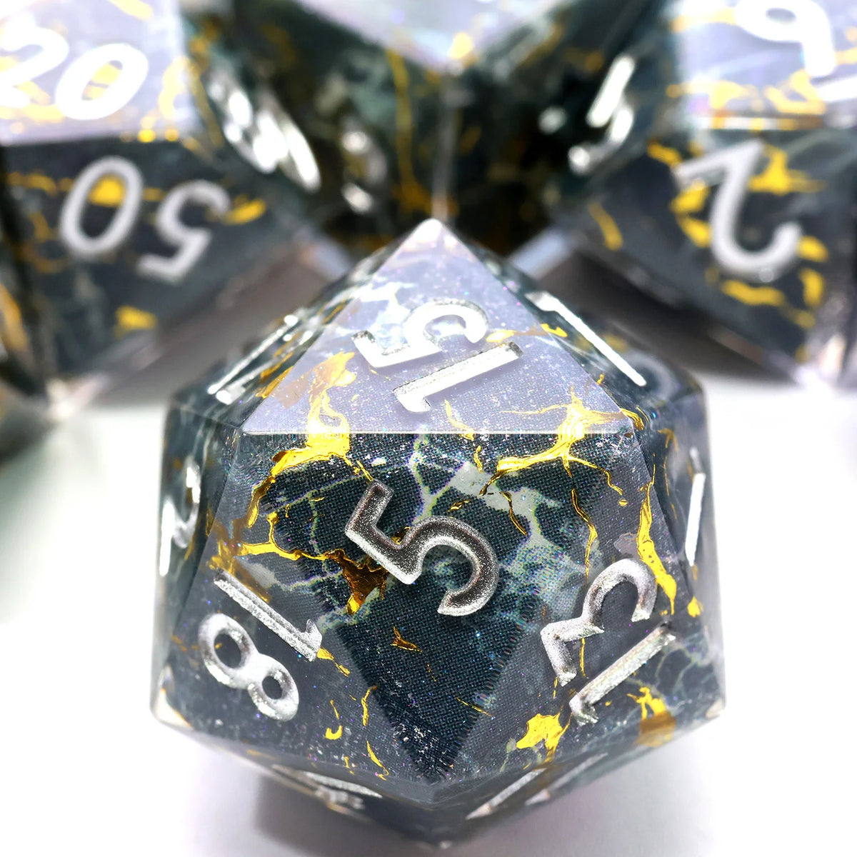 Obsidian RPG Dice Set
