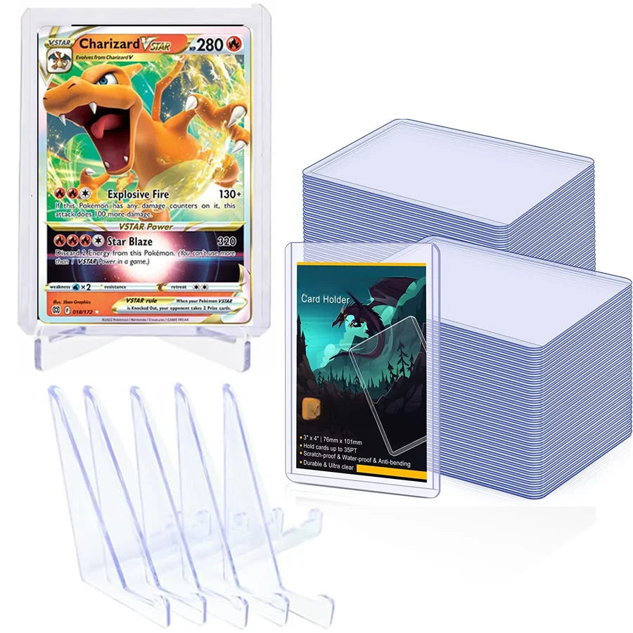 Clear Rigid Card Toploaders - Design 5
