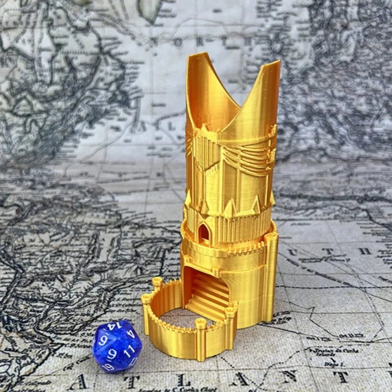Prison-Themed Dice Tower – 7 Colours to Choose From