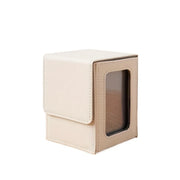 PU Window Collection Box Magnetic Closure Moisture-proof Card Deck Box Stain-resistant with Lid Game Card Organizer Board Games