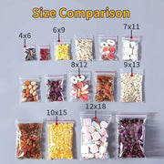 100PCS Small Zip Lock Sealing Bags Reclosable Transparent Plastic Bag Vacuum Storage Bag Clear Bags Ziplock Food Storage Zip Bag
