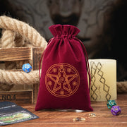 1pc Velvet 14x22cm Large Size Moon Phase Tarots Cards Storage Bag Jewelry Pouch Travel Cosmetic Gift Bag Hand bag Coin Dice bag