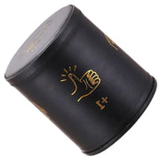 Quiet PU Leather Straight Dices Cup Shaker Dices Cups Drinking Game Entertainment Dices Cup Bar Game Supply