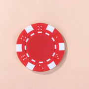 10 Pcs ABS Plastic   Casino Texas Hold'em  Metal Coins 11.5g   Game Chip Set Accessories