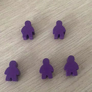5 pcs/set Humanoid Wooden Chess  Board Game Accessories
