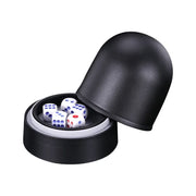 New Dice Cup Press with 5 Dices Upgraded Entertainment Table Games Dices Game Bar Dice for Family Bar Restaurant KTV 4 Colors