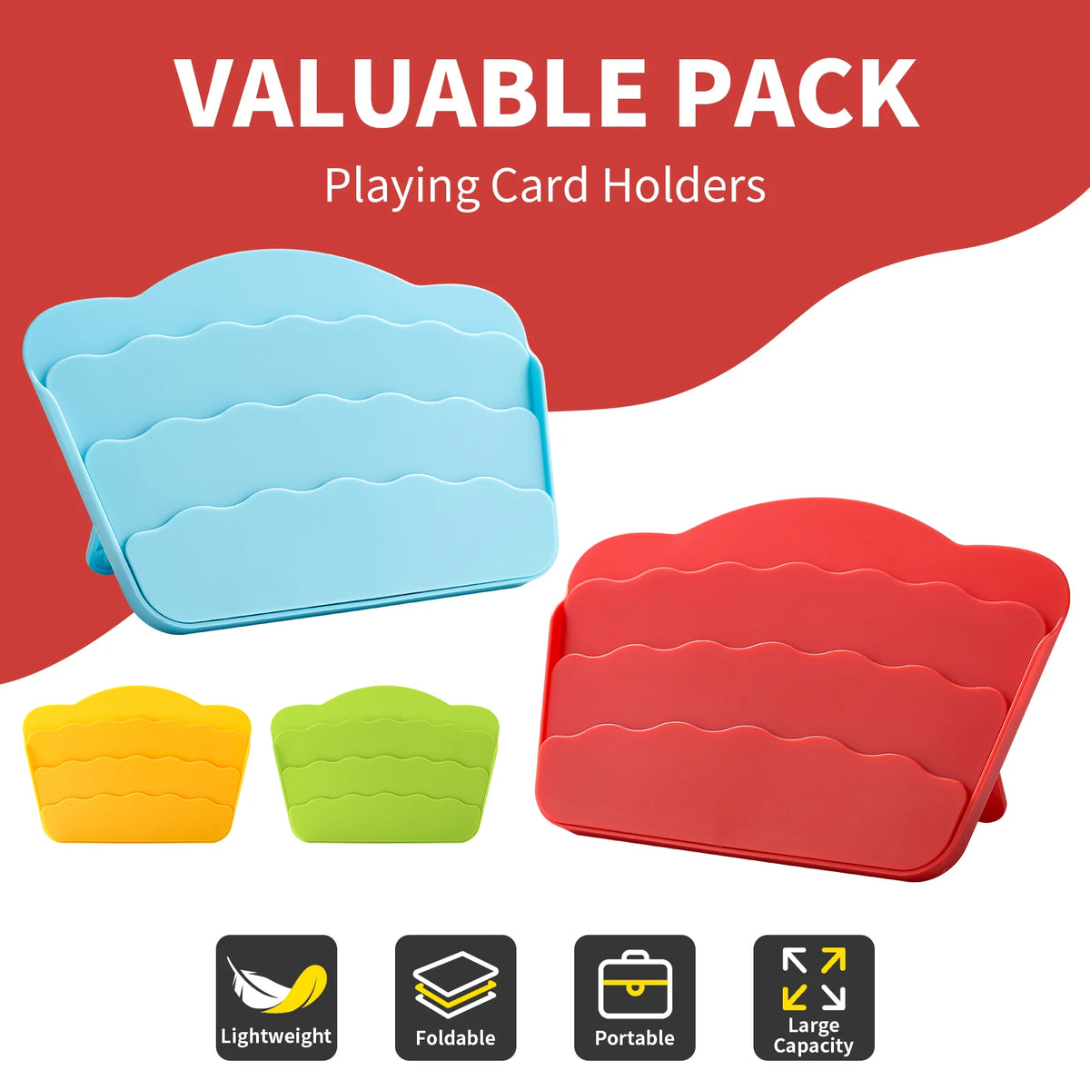 Hands-Free Poker Card Stand – 21 Colours to Choose From
