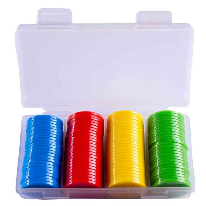 Plastic Game Markers - 100 Pack