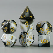 Board Game Accessories Cubes High Quality Acrylic Dice Unique Blood Effect Mixing Colours Effect For Entertainment Table Gaming
