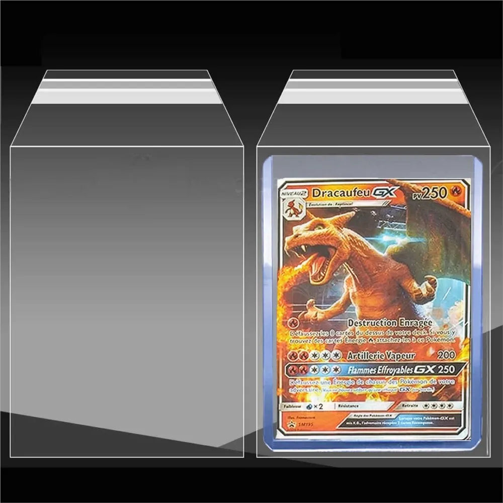 Clear Rigid Card Toploaders - 100 Pack
