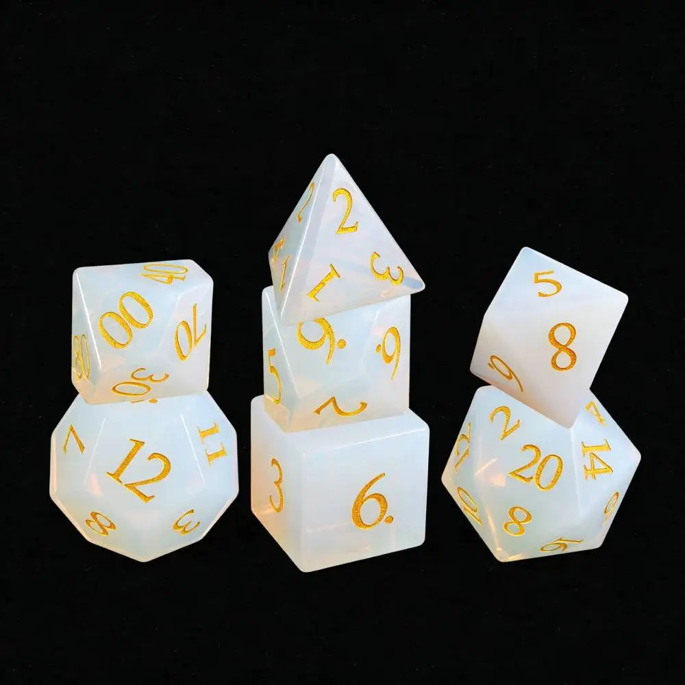 Opal RPG Dice Set