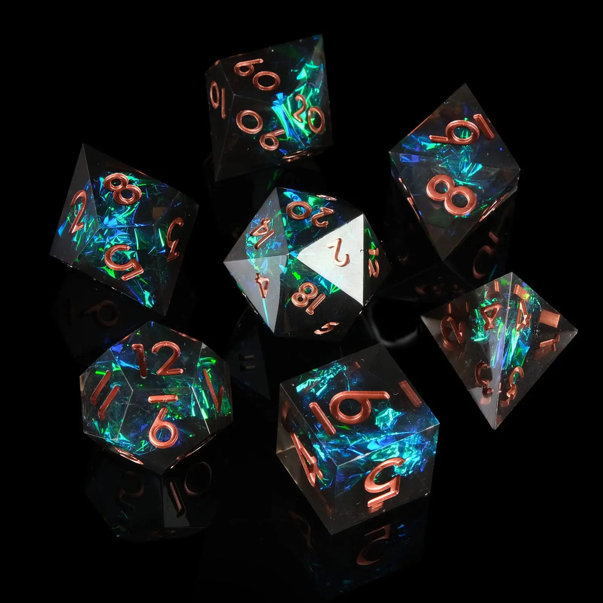 Mineral-Style RPG Dice Set