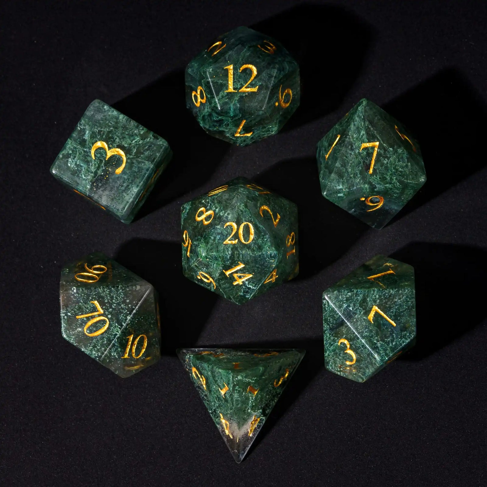 Agate RPG Dice Set - Design 4
