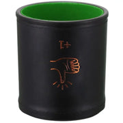 Quiet PU Leather Straight Dices Cup Shaker Dices Cups Drinking Game Entertainment Dices Cup Bar Game Supply