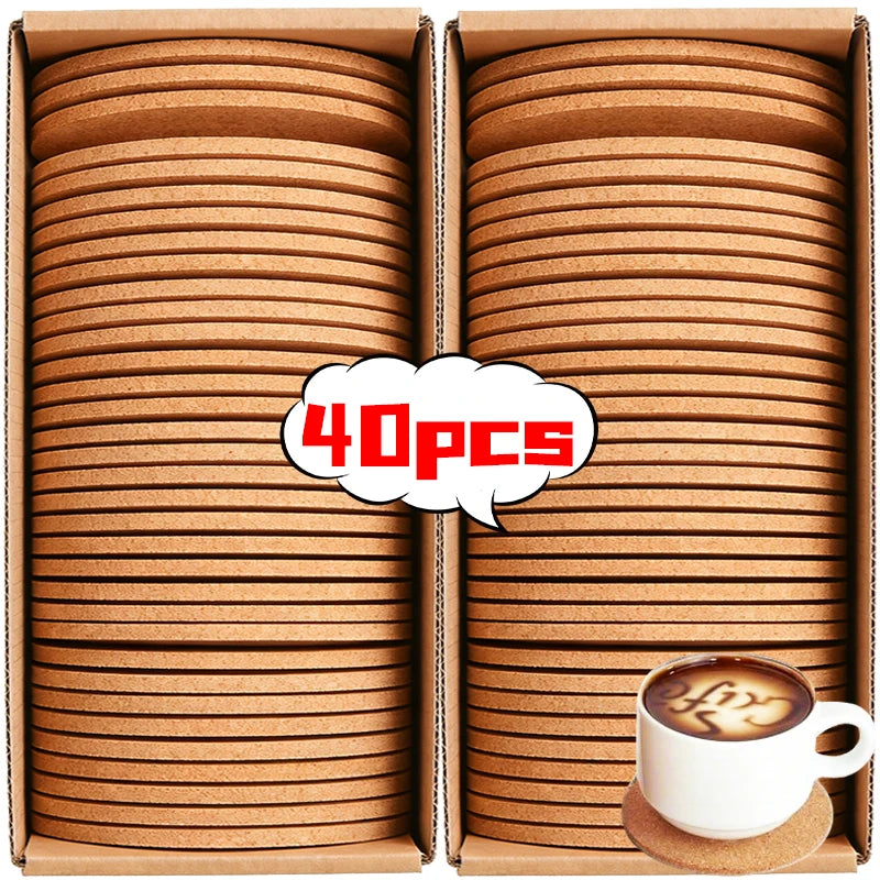 Round Cork Component Pads - Design 3