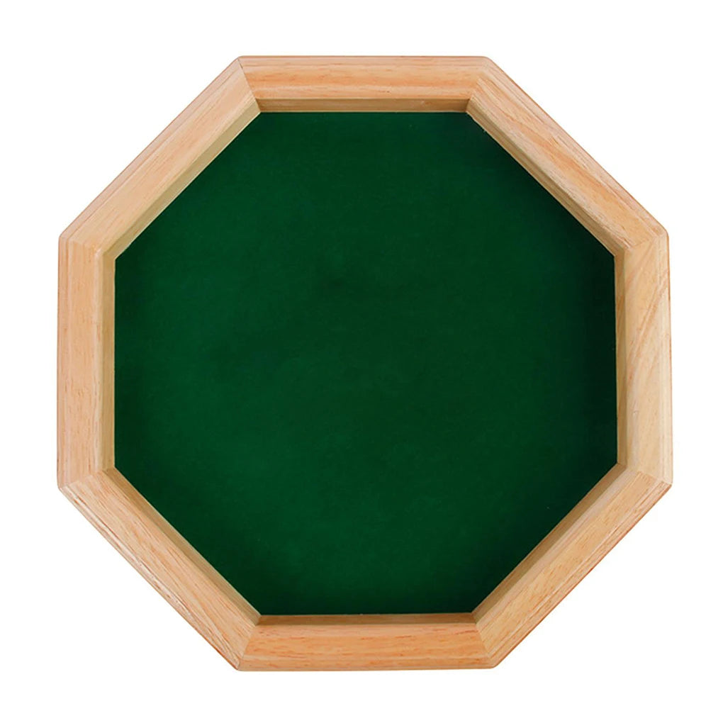 Fold-Flat Wooden Dice Tray - Design 2