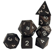 DND Wooden Dice for Board Games, Role-Playing Dice for Dungeons & Dragons D&D Dices Wood Cubes Polyhedral RPG Dices Set D6 D20