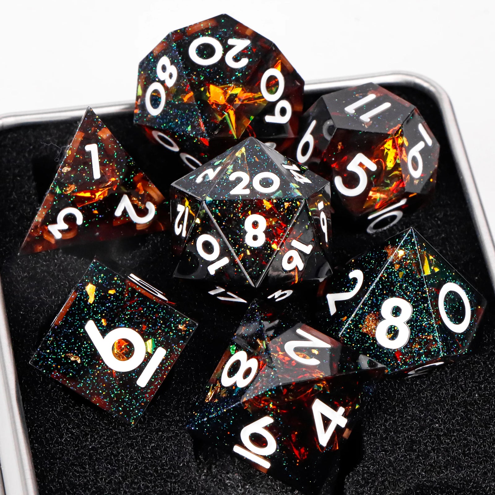 Mineral-Style D6 Dice Set - Design 3
