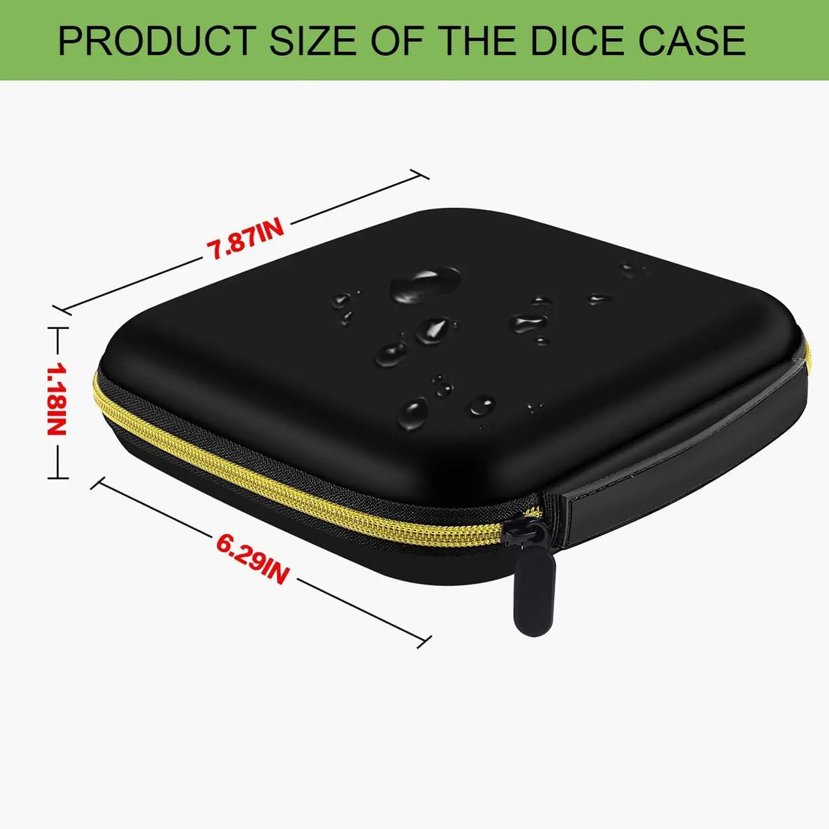Dice Case with Rolling Tray - Holds 35+ – Keep Every Roll on the Table