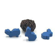6 Pcs/Set DIY Rabbit Chess Pieces Accessories Wood Games