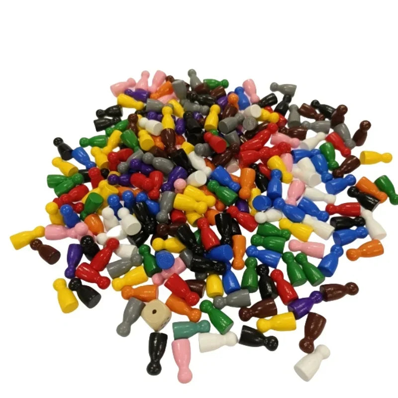 Wooden Game Markers - 100 Pack - 24x12mm