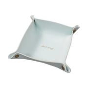 1PC PU Leather Storage Box Desktop Tray Jewelry Cosmetic Phone Key Wallet Coin Basket Folding Storage Case Table Organizer