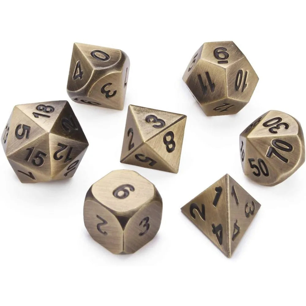 Multicolour Metal D6 Dice
