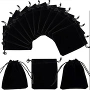 20/50 Pieces Black Velvet Dice bag Packing bags 7*9cm / 9*12cm Drawstring bags & Pouches for Board Games Card Game
